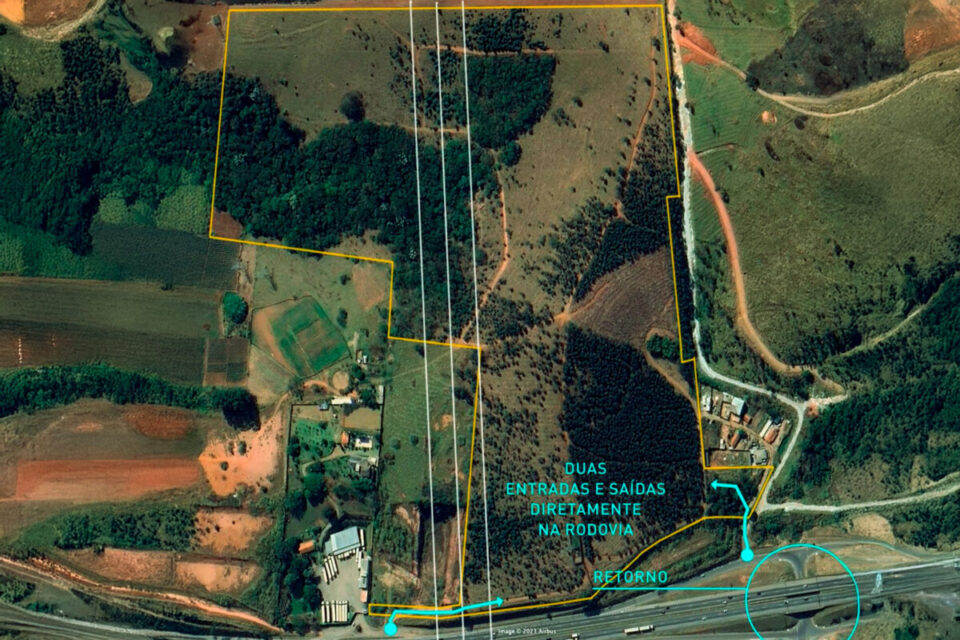 Terreno Industrial a venda em Atibaia/SP nas margens da Rodovia Fernão Dias