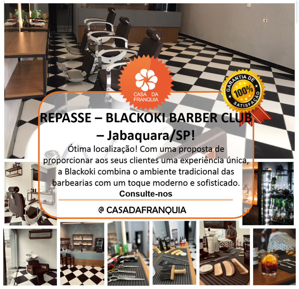 Blackoki Barber Club – BARBEARIA EM REPASSE / Jabaquara-SP