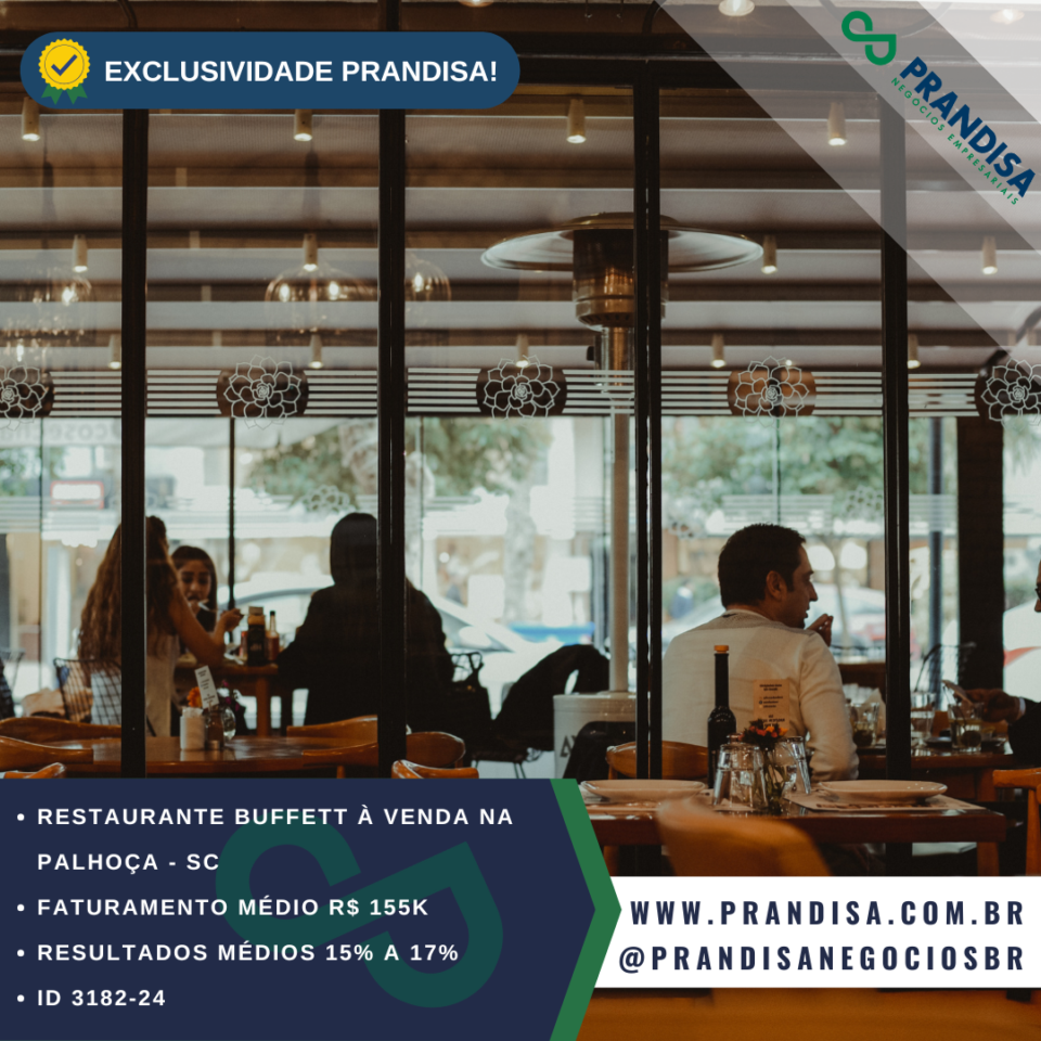 Restaurante lindo com ótimos resultados a venda na Grande Florianópolis -SC