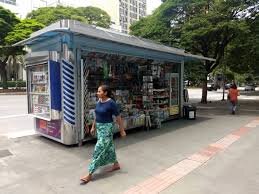 Banca de jornal centro de SP