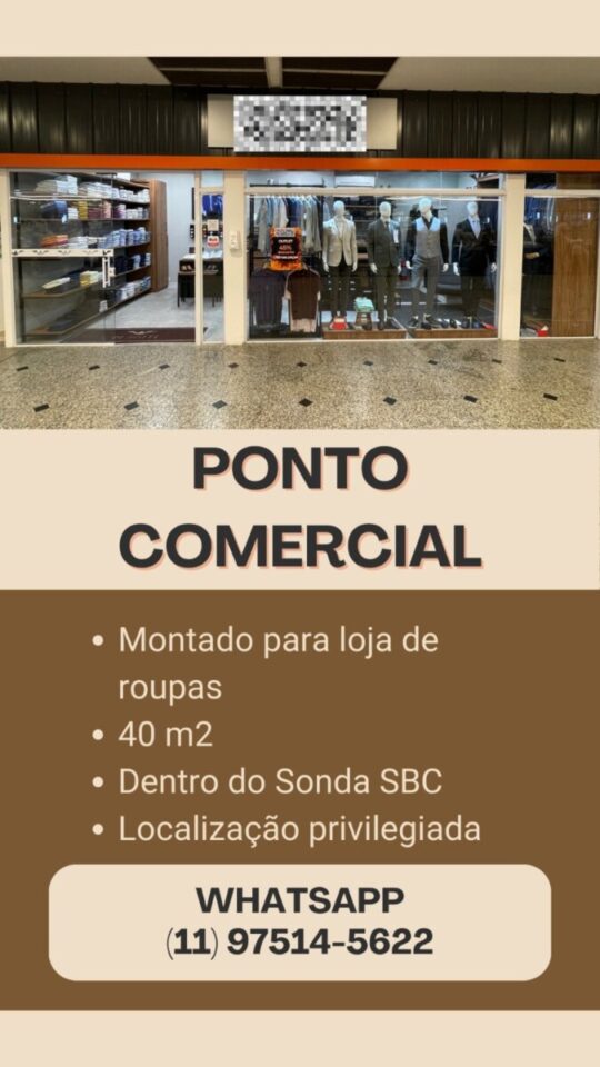 Loja de roupas masculinas
