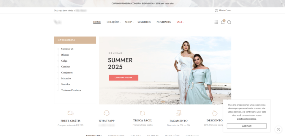 Oportunidade de sociedade em e-commerce de moda feminina em crescimento 👗