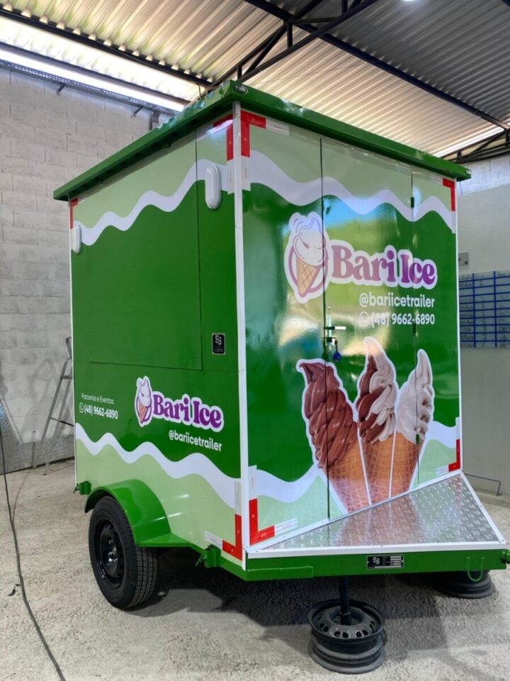 Food Trailer de Sorvete Expresso