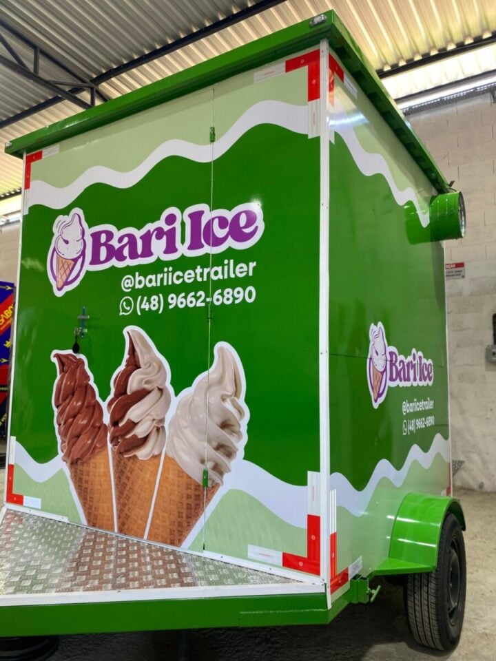 Food Trailer de Sorvete Expresso