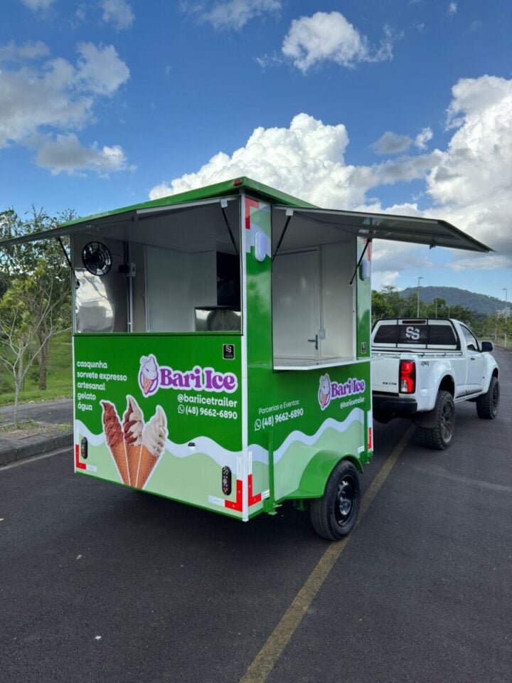 Food Trailer de Sorvete Expresso