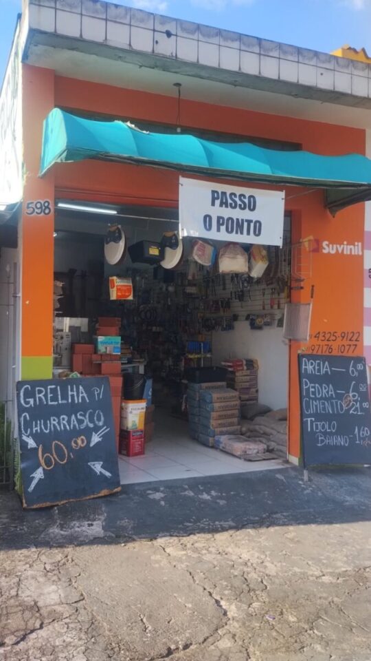 Oportunidade Vendo Depósito de Materiais de Construção em Osasco