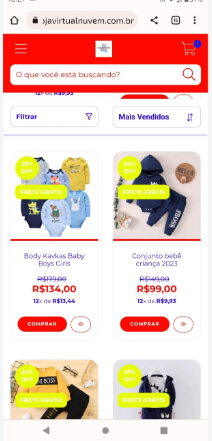 Loja de artigos infantis faturando muito