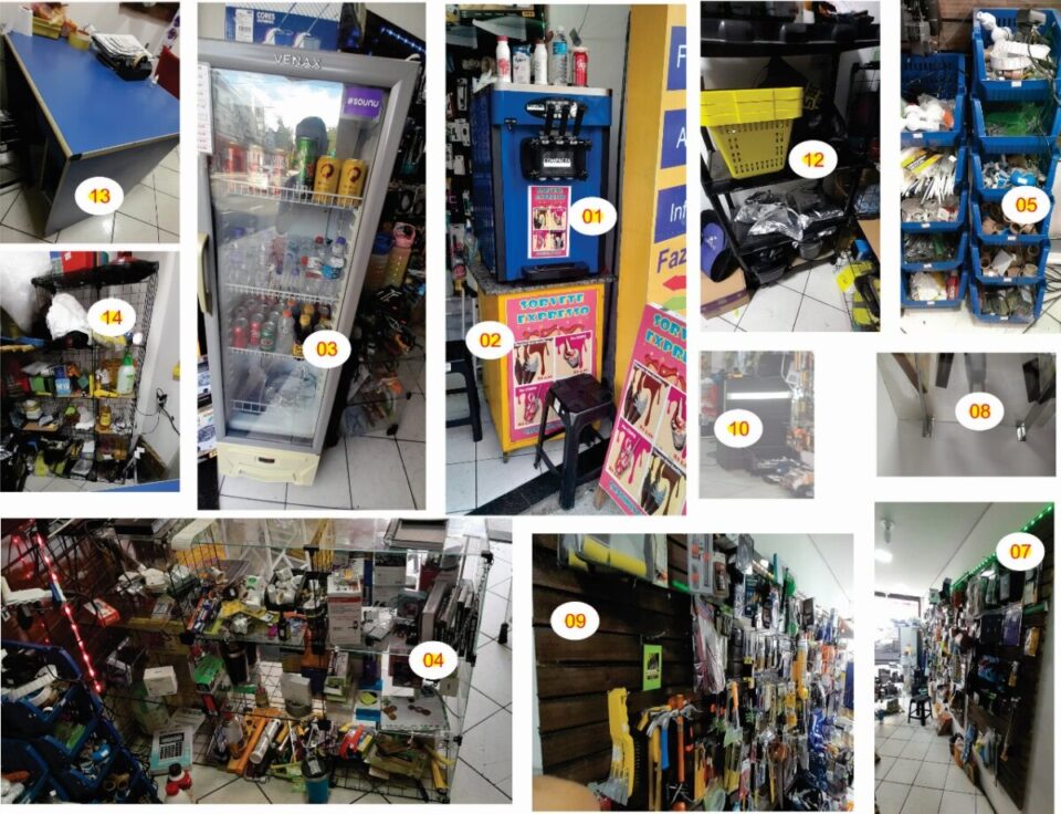 Vendendo materiais da loja