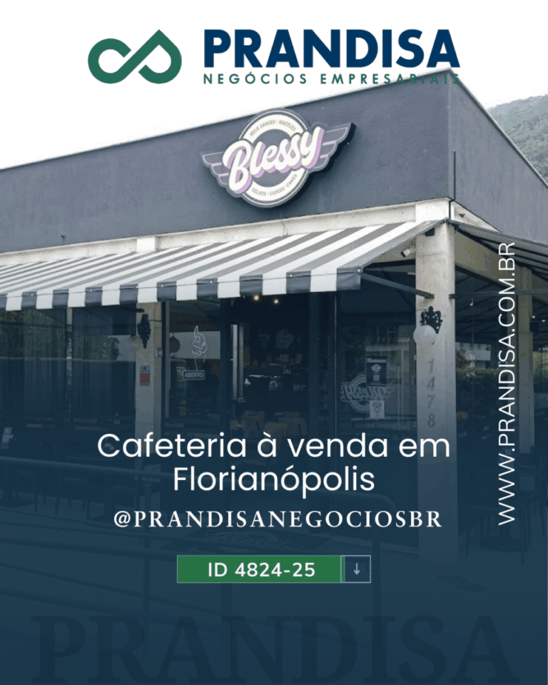 Cafeteria formatada para franquia à venda em Florianópolis-SC