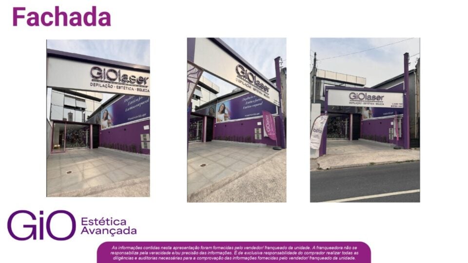 🚨 Repasse de Franquia – Giolaser / Giovanna Antonelli – Santo André/SP