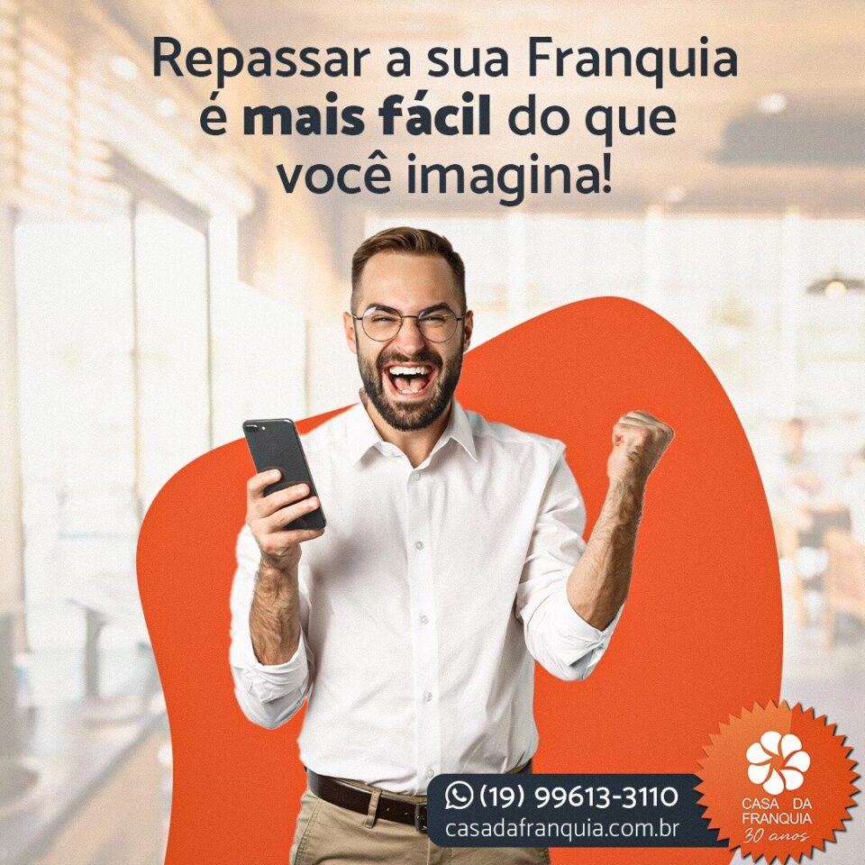 REPASSAMOS SUA EMPRESA ou FRANQUIA