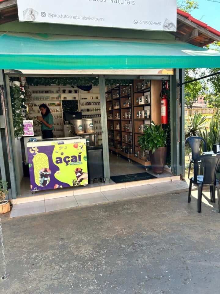 Passo ponto de loja de açaí e produtos naturais