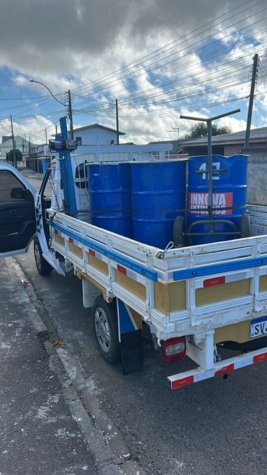 Empresa de recolhimento de entulhos em tambores