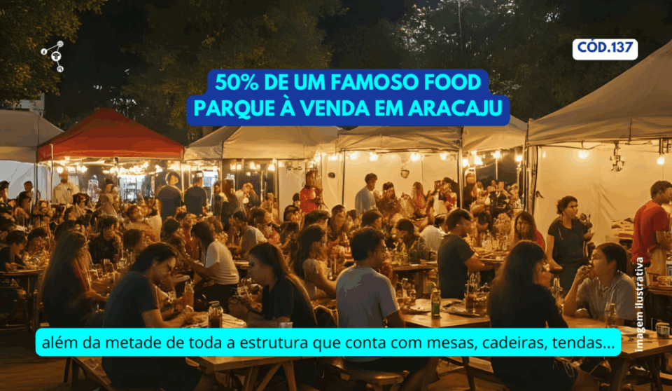 Cód137 – Venda de Metade de Food Park de Sucesso com Hamburgueria