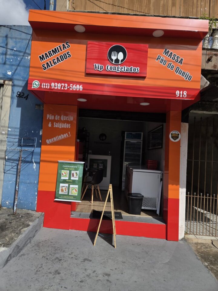 Lanchonete e loja de salgados congelado