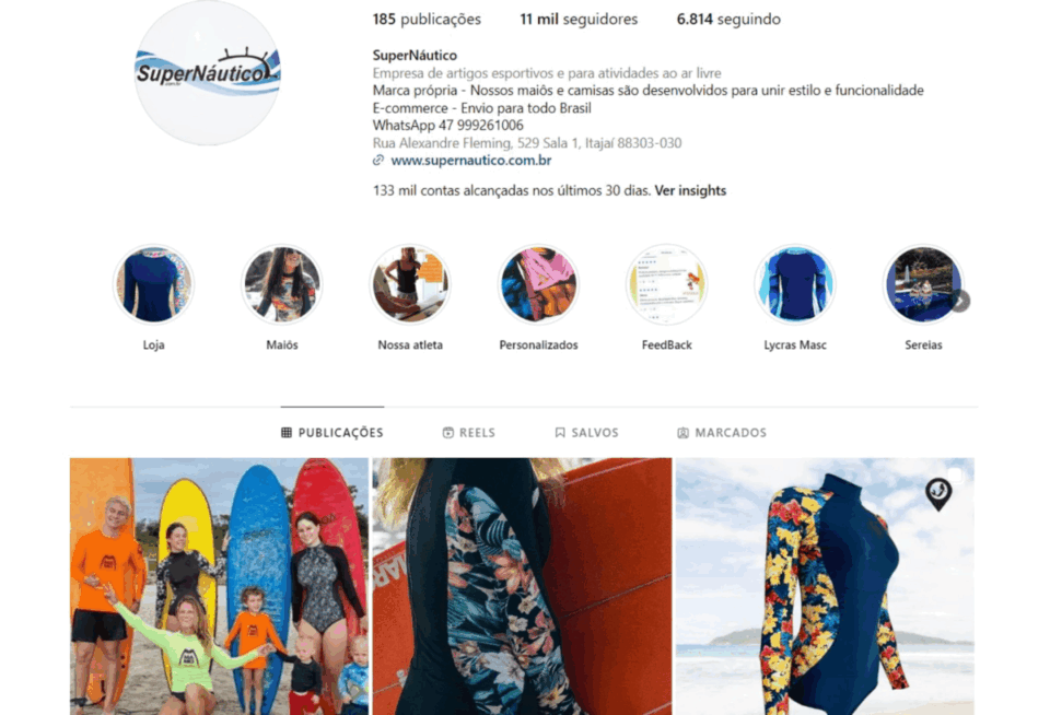 Vendo a Marca SuperNáutico, Ecommerce e Redes Sociais
