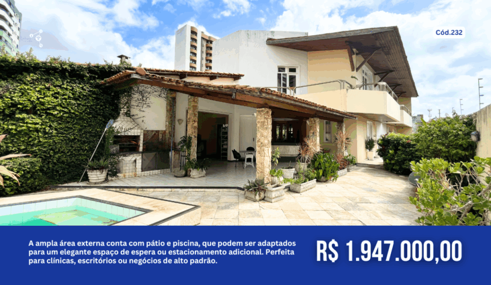 Mansão Comercial à Venda em Bairro Nobre de Aracaju