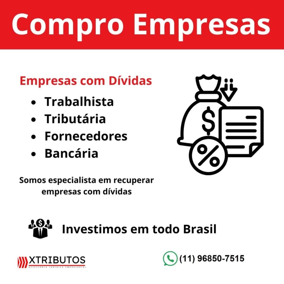 Procuramos Empresas para Compra — Tributárias, Inativas ou Ativas