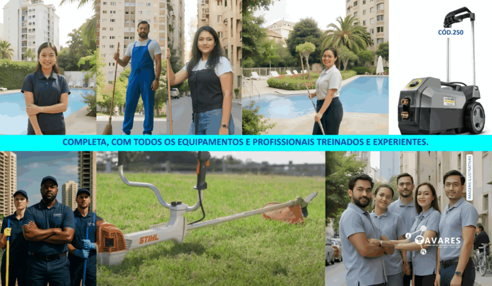 Cód250 – Empresa de Limpeza e Manutenção de Condomínios em Salvador