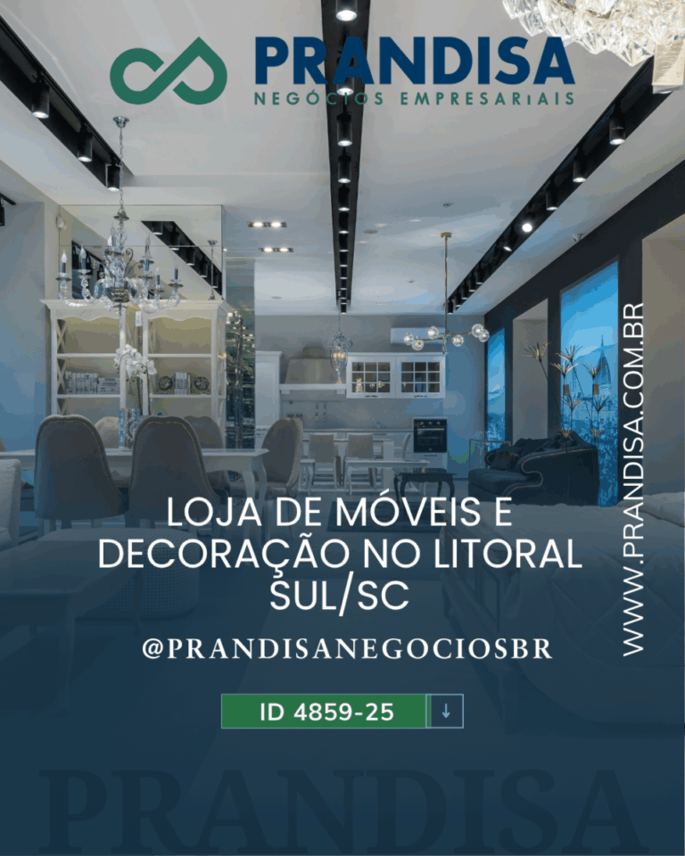 Loja de móveis, decoração e colchões à venda no Litoral Sul de SC -Prandisa