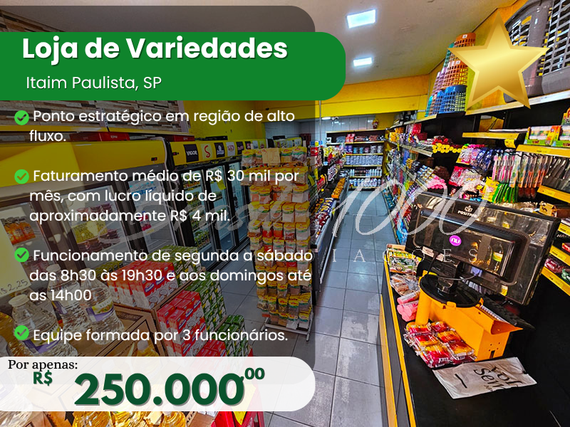 Loja de Variedades em Itaim Paulista, SP Cod 113474