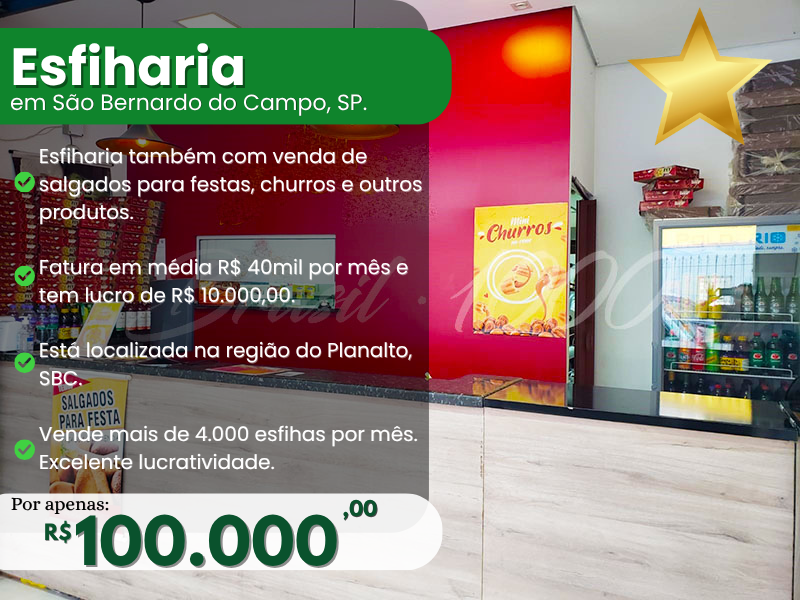 Esfiharia em São Bernardo do Campo, SPCod 112362
