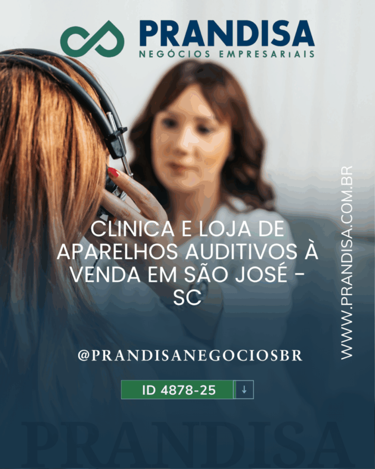 Clínica e loja de aparelhos auditivos à venda em São José – SC