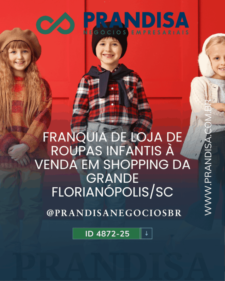 Loja de roupas infantis à venda em Shopping de São José – SC
