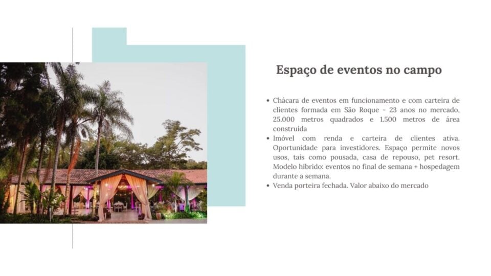 DIRETO COM O PROPRIETÁRIO  – CHÁCARA MULTIUSO EM SÃO ROQUE