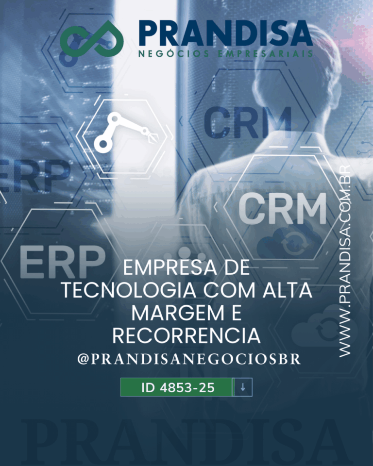 Empresa de tecnologia ERP com Alta Margem e Potencial de Escala