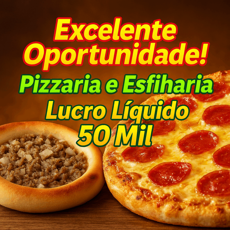 LINDÍSSIMA PIZZARIA E ESFIHARIA REGIÃO DA GRANDE SP 25 ANOS COM MESMO DONO