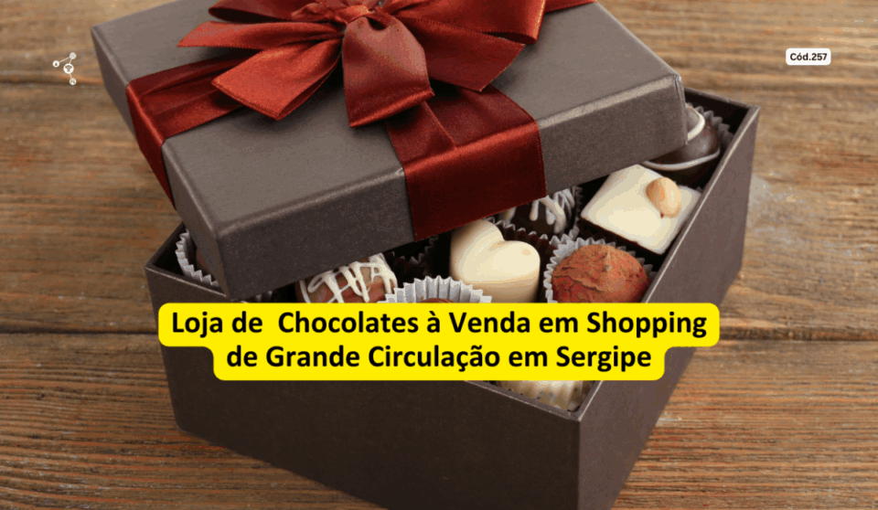 Cód257 – Famosa Franquia de Chocolate e Bomboniere em Aracaju