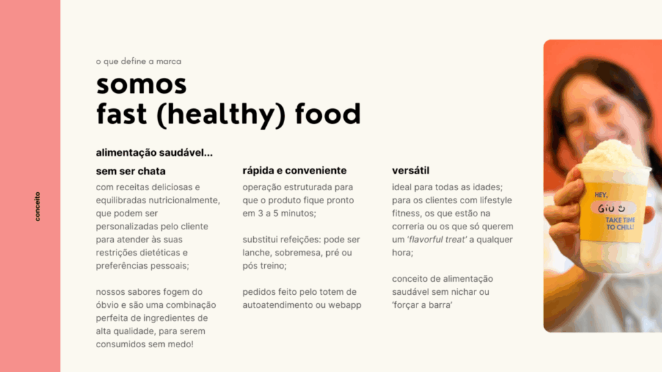 Marca de bebidas saudáveis no modelo to go
