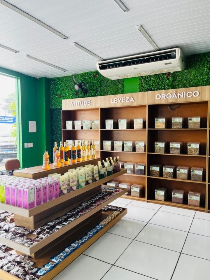 Loja de produtos naturais e suplementos