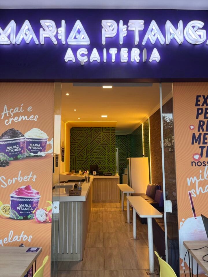 Franquia  loja montada Maria Pitanga Açaiteria e Gelatos