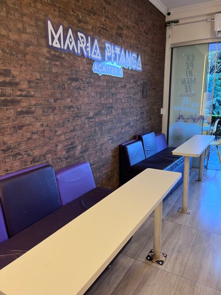 Franquia  loja montada Maria Pitanga Açaiteria e Gelatos