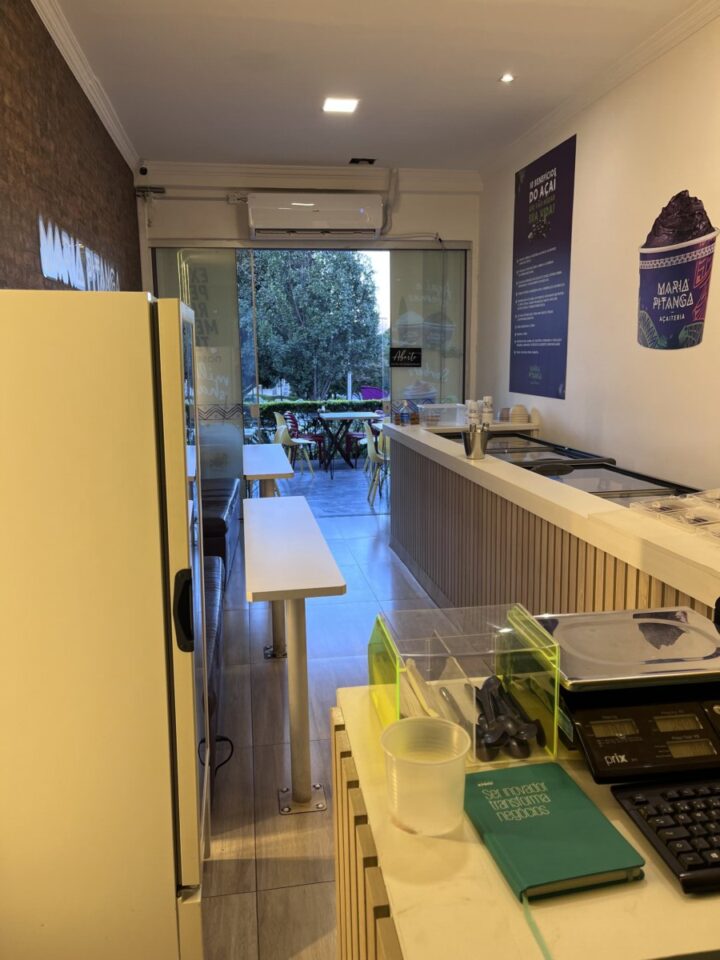 Franquia  loja montada Maria Pitanga Açaiteria e Gelatos