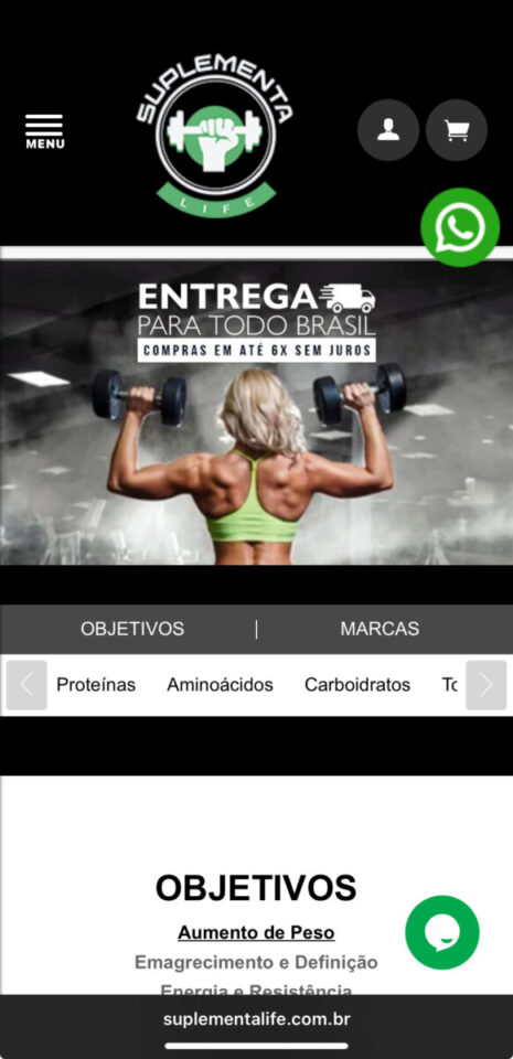 Franquia Loja de Suplementos
