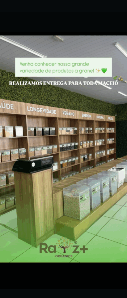 Loja de produtos naturais e suplementos