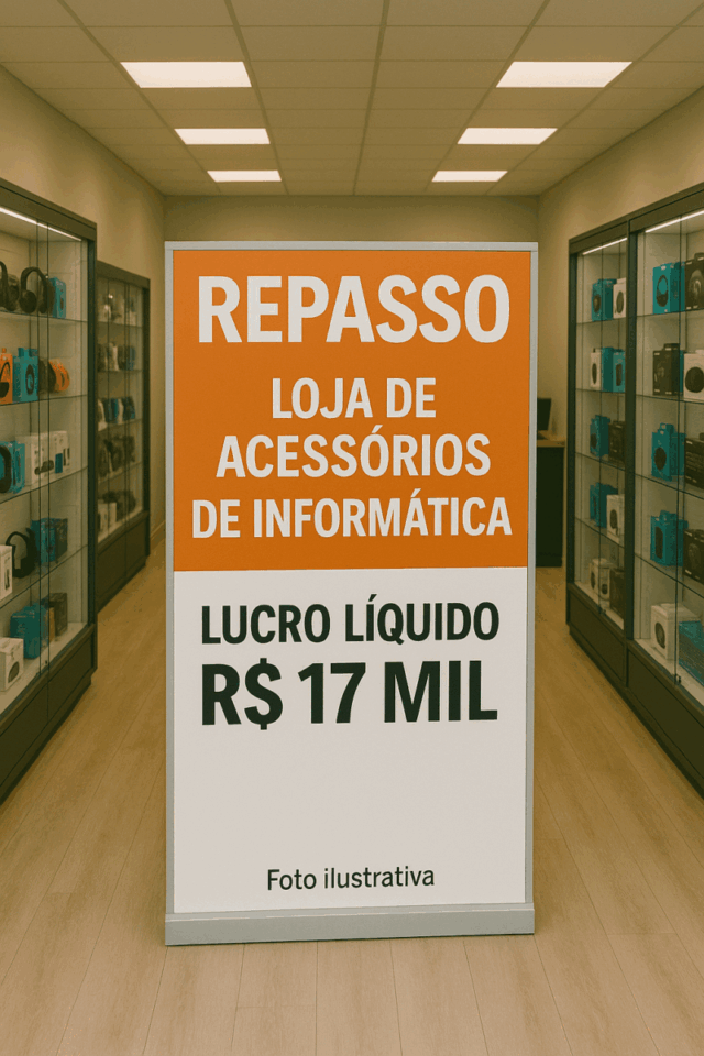 OPORTUNIDADE LOJA DE ACESS INFORMÁTICA ESQUINA 2°/6° 28 ANOS NO LOCAL