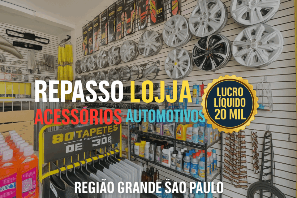 EXCELENTE OPORTUNIDADE DE NEGÓCIO FATURAMENTO 80000