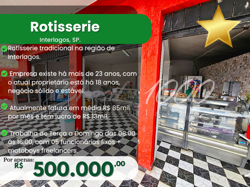 Rotisserie em Interlagos, SP Cod 113848