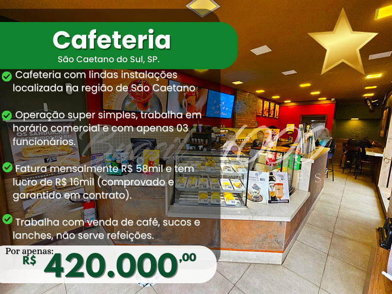 Cafeteria em São Caetano do Sul, SP Cod 113859