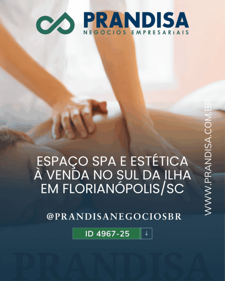 Spa de bem estar e estética à venda no Sul da Ilha em Florianópolis – SC