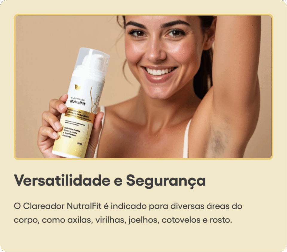 ✨ Clareador Nutralfit – Pele Uniforme e Sem Manchas