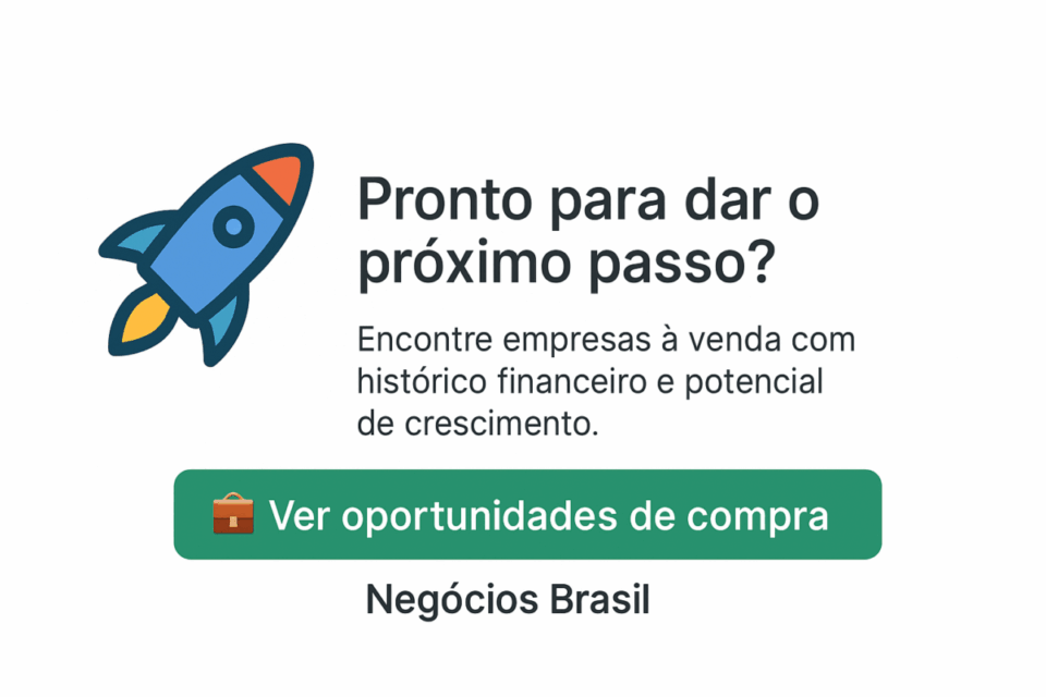 💼 10 Setores Promissores para Comprar Empresas no Brasil em 2025
