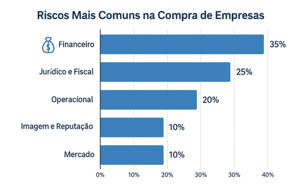 riscos ao comprar empresas