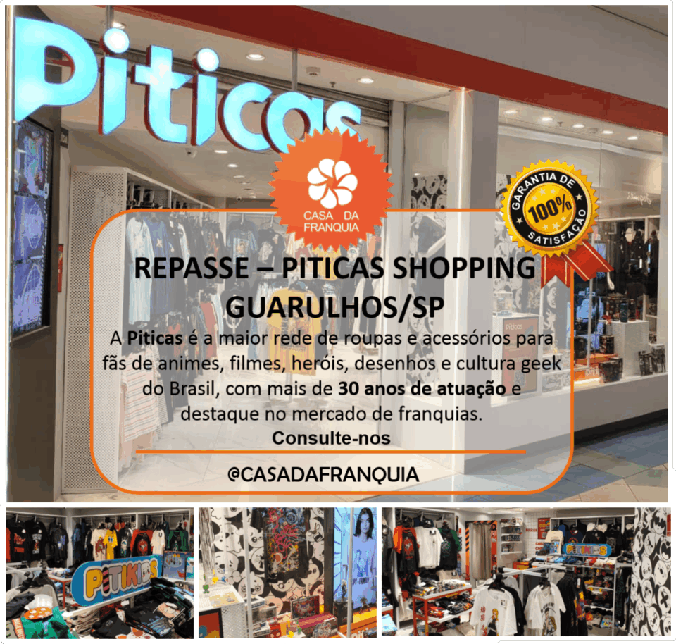 🔥 Repasse de Franquia – Piticas Guarulhos 🔥