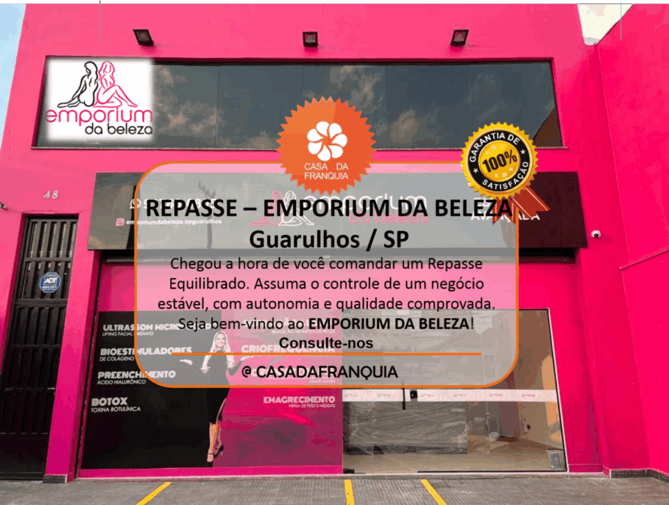 📣 O Melhor Repasse – EMPORIUM DA BELEZA – GUARULHOS