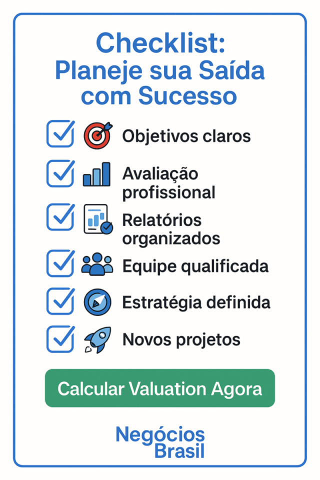 💼 7 sinais de que é hora de vender sua empresa